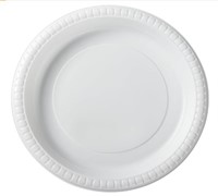 LEOBOX Plastic Plates, 150 Pack Heavy Duty 9 Inch
