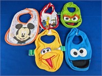 Sesame Street Snap Bib Set