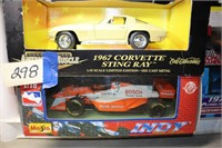 Die Cast Cars '67 Corvette & Bosch Indy Car