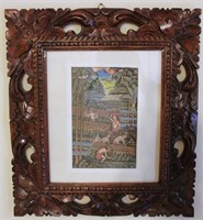 Carved Ornate Framed Ida Bagus Prai Print