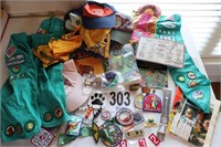 Collection of Girl/Boy Scout Items(R4)