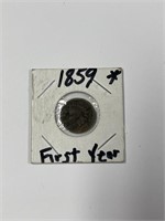 First Year 1859 Indian Head Cent