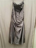 Levkoff Steel Gray Dress- Size 10