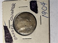 1904 Barber Quarter