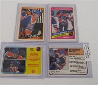Wayne Gretzky 1980's O-Pee-Chee Cards Qty 4