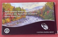 2013-S Silver 5 Coin Quarter Proof Set