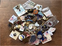 Assorted lapel / hat pin collection