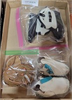 3 PAIRS OF DOLL/BABY SHOES