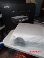 YABER WHITE LED PROJECTOR AS IS NO GUARANTEE