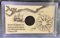186 year old shipwreck coin