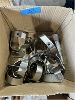 (10) 2 Stainless Steel Clevis Hanger Approx. 3"x5"