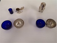 Cobalt Glass Blue Serving Set