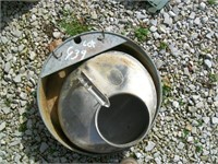 MILK CAN, GALVANIZED WATER CAN