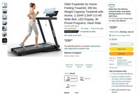 B6227   Home Folding Treadmill 2.25-3.0 HP