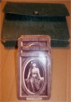 Antique Kalamazoo Playing Cards & Case