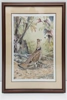 Ned Smith print "Greenbrier Grouse"