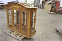 Glass Cabinet Approx 60"x16.5"x45.25"
