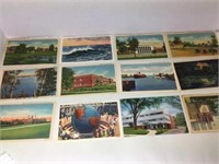 MICHIGAN LINEN VINTAGE POSTCARDS LOT