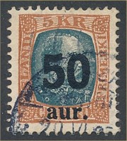 ICELAND #138 USED FINE-VF