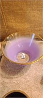 Beautiful Purple Decorative Bowl
