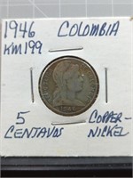 1946 Columbia coin