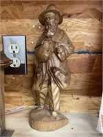 Wooden Man Statue