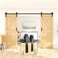 *ZEKOO 8 FT Sliding Barn Door Hardware