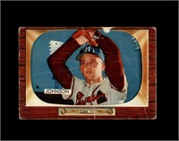 1954 Bowman #157 Ernie Johnson P/F to GD+