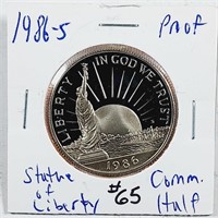 1986-S  Statue of Liberty Comm. Half Dollar  Proof