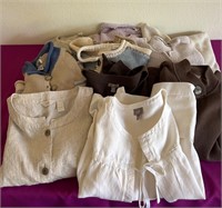 Sweaters and Linen Tops - Sizes S, M, SP, MP