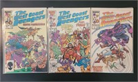 The West Coast Avengers #4, #15, & #19