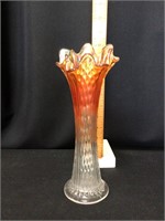 Fenton Diamond Point Column Vase