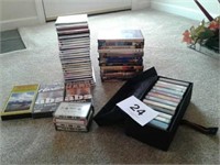 LOT OF CD'S, VHS, DAD'S AND CASSETTES