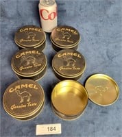 Camel lighter tin lot of 6