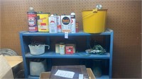 Shelf lots of lighter fluids and repair kits