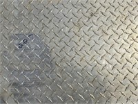 2 Sheets diamond plate 4' x 4' & 4' x 8'