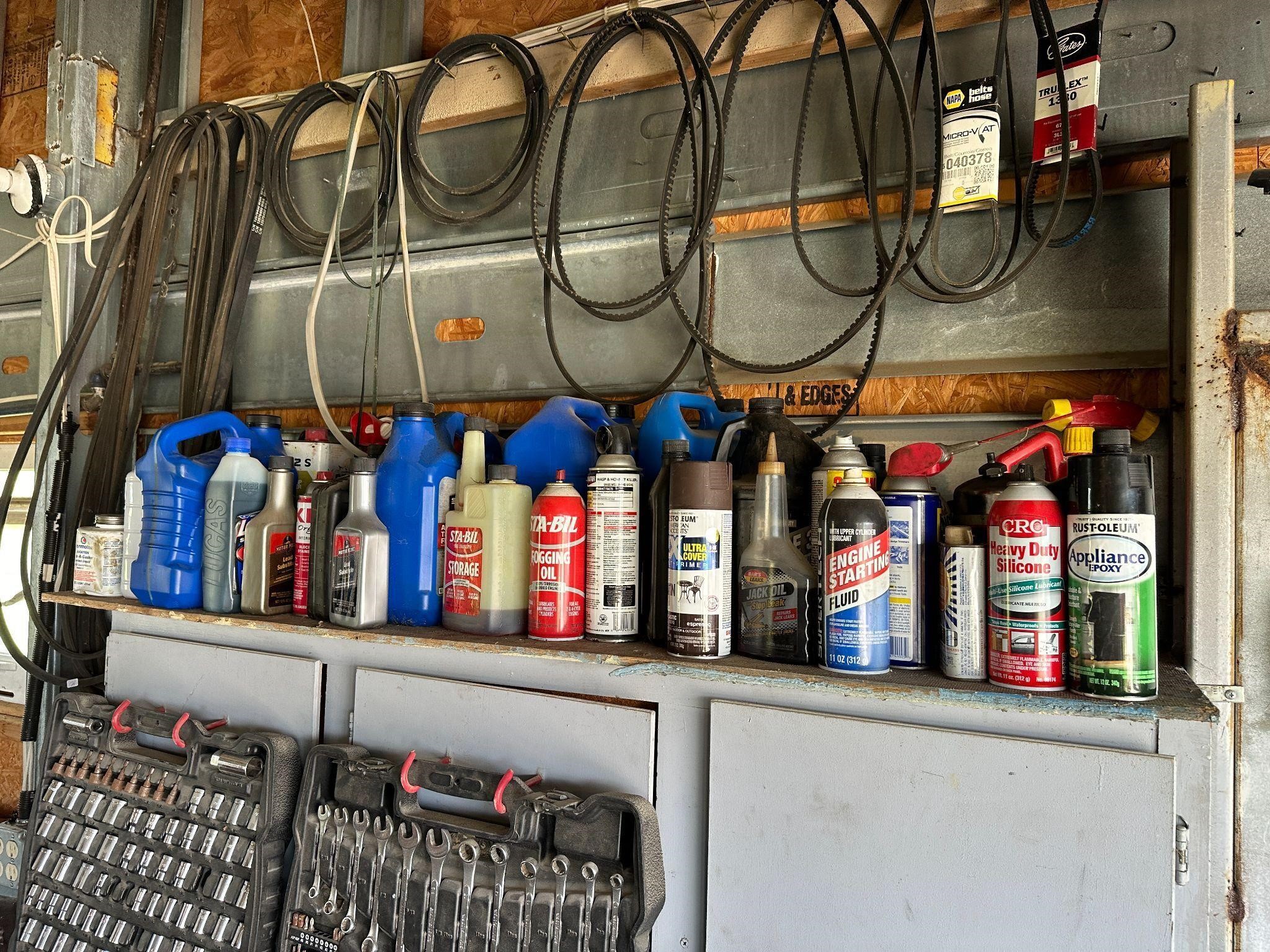 Whole Lot Of Chemicals, Oils, Starting Fluid, ATF