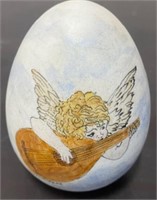 Designer Ceramic Angel Egg