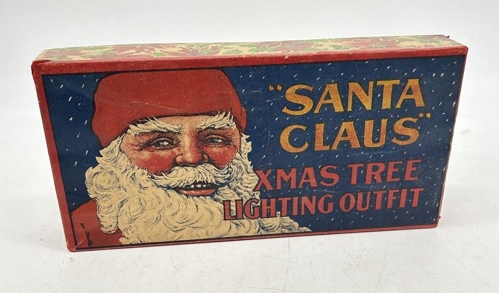 BOX ONLY Santa Claus Xmas Tree Lighting Outfit Box