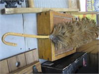 actual antique feather duster