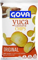 (Pack of 12) Goya Foods Cassava Chips, 4-Ounce