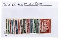 Group of 14 Newfoundland Stamps # 253-266 NH