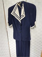 1940's Dress Le Boys w Jacket