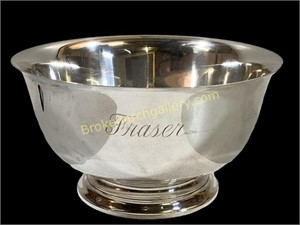 American Sterling Silver Punch Bowl