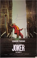 Joker Joaquin Pheonix Autograph Poster