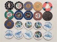 19 Las Vegas Nevada Casino Chips