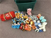 Plush toys - Disney and others