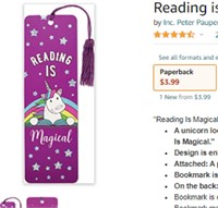 Reading is Magical Children's Bookmark