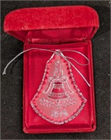 Vintage Waterford Crystal 1978 Christmas Ornament