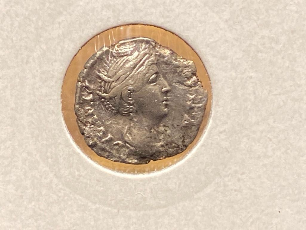 Roman Denarius Antoninus Pius 356a